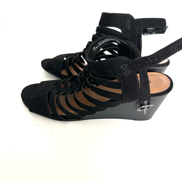 Seychilles black wedge heel - Picture 1 of 2